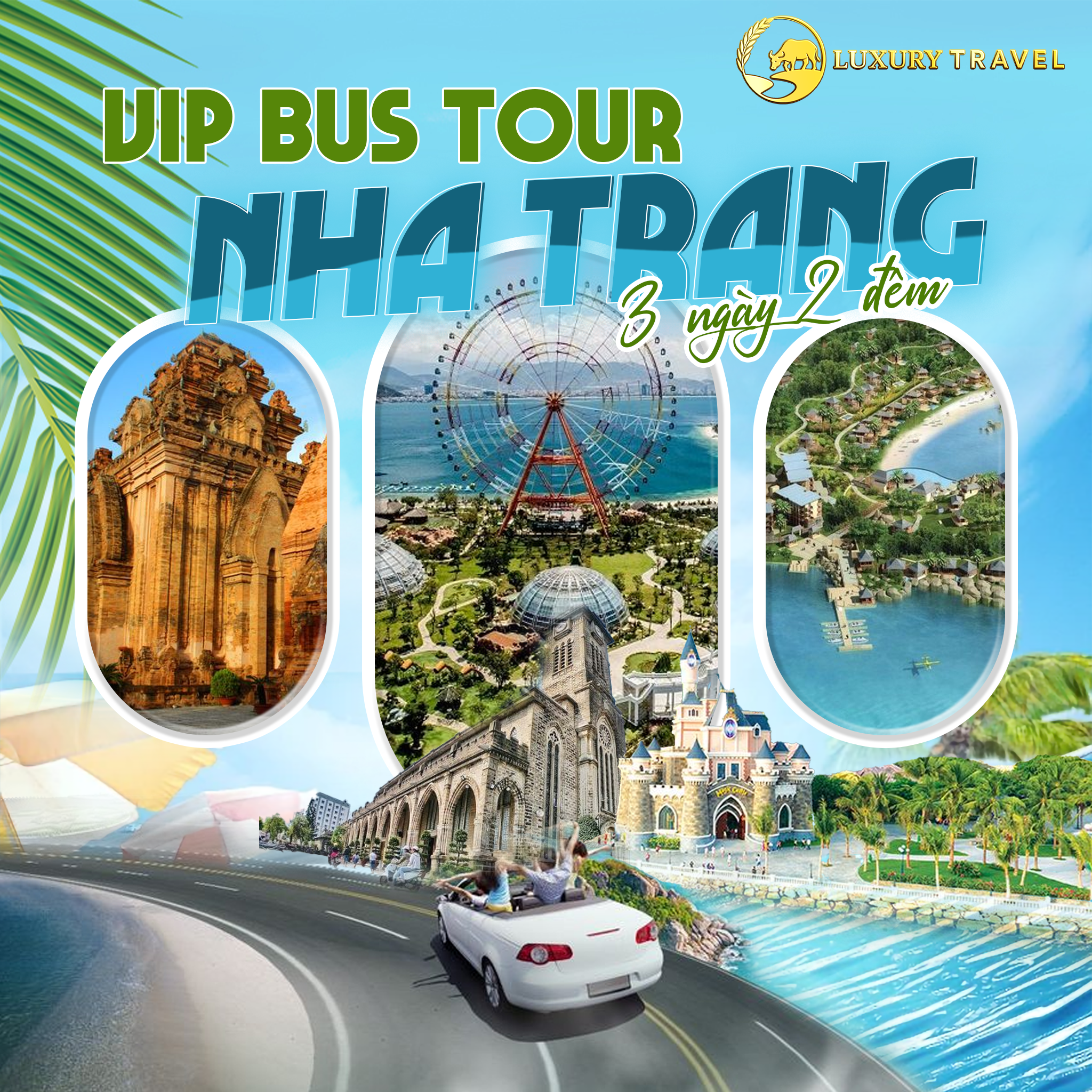 VIP BUS NHA TRANG - Nha Trang biển xanh cát vàng (3N2Đ)